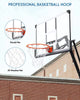 54 In. Basketball Hoop Outdoor Portable Basketball Goal with 7.5 - 10 Ft. Adjustable Basketball System Basketball Equipment with Wheels for Adult Kids Family Indoor and Outdoor