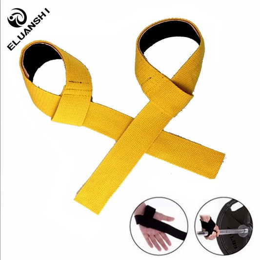2pcs gym lifting straps weightlifting wrist weight