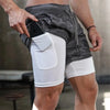 2020 Summer 2-in-1 Men's Gym Fitness Running Shorts