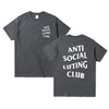 Anti Social Lifting Club T Shirt Exercise Fitness Letters