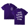 Anti Social Lifting Club T Shirt Exercise Fitness Letters