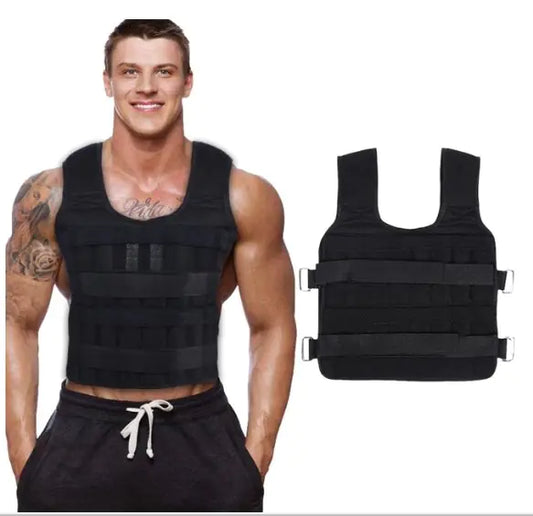 Adjustable 30KG Exercise Weight Vest for Fitness Training