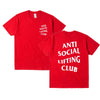 Anti Social Lifting Club T Shirt Exercise Fitness Letters